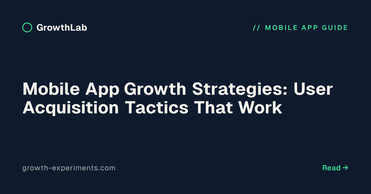 Mobile App Growth Strategies: User Acquisition, ASO, Viral Loops and ...